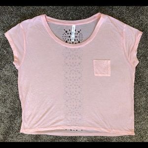 Geometric Cut-Out Crop Top